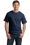 Tagless Tee Shirt with Pocket