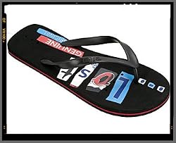 Lost Enterprises KARMA Mens Beach Sandals in Black