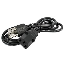 HDE&reg; 3ft/1m AC Power Supply Cable compatible with PC Desktop/Computer