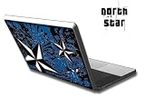 Apple Macbook 13 Skin Decal Sticker with E Shock impact protection - Northstar Blue