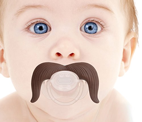 Babypro® – Cowboy Mustache Pacifier for Baby – Bpa Free Pacifiers – Safe and Funny Baby Pacifier for Newborn, Boys, Girl’s, Toddler and Breastfeeding Baby’s (0-3, 6, 12+ Months , Black) – 100 Percent Natural Rubber Pacifier with Cover – Soft Nipple Dummy (Thumb Sucker Shape) – Best Gift Idea and Favors for Baby Shower (Cowboy Mustache) Babypro® – Cowboy Mustache Pacifier for Baby – Bpa Free Pacifiers – Safe and Funny Baby Pacifier for Newborn, Boys, Girl’s, Toddler and Breastfeeding Baby’s (0-3, 6, 12+ Months , Black) – 100 Percent Natural Rubber Pacifier with Cover – Soft Nipple Dummy (Thumb Sucker Shape) – Best Gift Idea and Favors for Baby Shower (Cowboy Mustache)