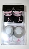 Nike Jordan Jumpman 23 Baby Booties 0-6 months Black/white/pink