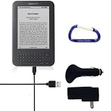 Gizmo Dorks Charging Bundle for the Amazon Kindle 3 (Latest Generation, 6" Display)