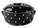 Spode Baking Days Round Covered Deep Dish 8 cups - Black