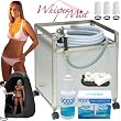 Apollo Whisper-Mist Quiet Professional HVLP Sunless Spray Tanning System with a Pint of 8.5% DHA Solution with Medium Bronzer, 4 Solution Variety Pack (1 Pint Total), Tanning Tent and Accessories