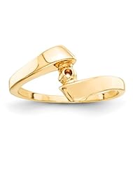 14k Peg Set Solitaire Ring Semi-Mounting, No Center Stone Included