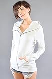 Hurley The Vacay Full Zip Hoody in Ash Grey hood ,Sweatshirts for Women