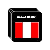 Peru - "BELLA UNION" Set of 4 Mini-Mousepad Coasters