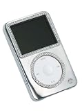 Gilty Couture Silver-plated Slider Case with Clear Swarovski Crystals for 160 GB iPod classic 6G