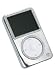 Gilty Couture - Slider Case Silver Plated For iPod Video 160GB - Clear Stones