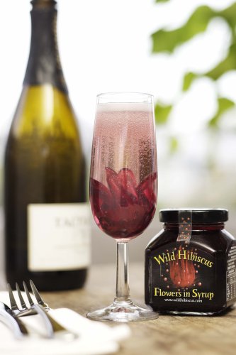 Wild Hibiscus Flowers in Syrup 11 Flowers by Madura