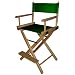 Hunter Green Cntr Height Director s Chair-Natural