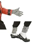 Adult Michael Jackson Sequin Glove and Leggings Costume Accesory 80s Style Retro 80s King of Pop