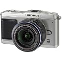 Olympus PEN E-P1 12.3 MP Micro Four Thirds Interchangeable Lens Digital Camera with 14-42mm f/3.5-5.6 Zuiko Digital Zoom Lens (Silver Body/Black Lens)
