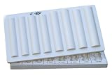 Wedo 160500937 Geld-Zählbrett mit Deckel lichtgrau 33 x 18 x 4,5 cm