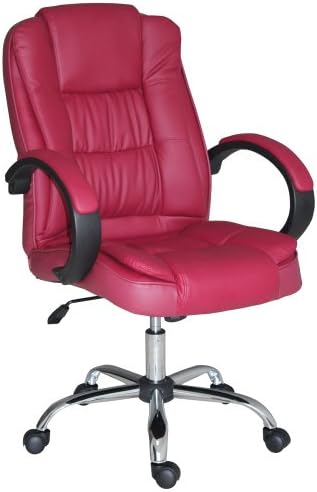 Paragon High Back Executive Office Chair Computer Desk Chair Burgundy Red 8318-D03