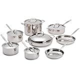 Cuisinart Chef's Classic Stainless-Steel 14 Piece Cookware Set