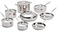 Cuisinart Chef`s Classic Stainless-Steel 14 Piece Cookware Set