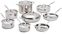 Cuisinart 77-14A Chef's Classic Stainless Steel 14-Piece Cookware Set
