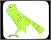Decorated Mouse Pad with ancient, parrot, bird, animal
