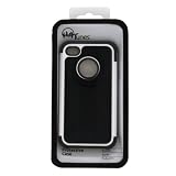 Slim Fit Case for AT&T, Sprint, Verizon iPhone 4/4S (Black/White)