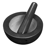 Master Class Quarry Marble Mortar and Pestle, 20cm x 12cm