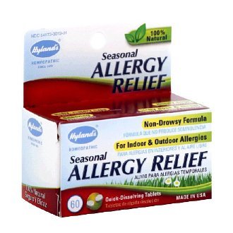 Hylands Homeopathic, Allergy Relief, 60 Tab 