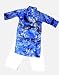 Ao Dai, Vietnamese Traditional Dress for Children - Blue Aodai/Size#10 - AO2210