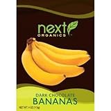 Next Organic Bananas Dark Chocolate Covered, 4-Ounce (Pack of 3)