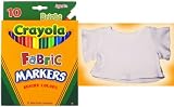Design Your Own Teddy Bear T-Shirt: Party Pak for 6 w/ Fabric Markers - fits 14-18 Stuffed Animals