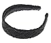 Karin's Garden: Euro Lace Headband 1 1/2" in Black or White (Black)