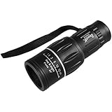AmandaK&reg; Super Clear 16x52 Dual Focus Optics Zoom Monocular Telescope, Day and Night Vision, for Birds/Wildlife/hunting/camping/hiking/Tourism/Armoring 66m/ 8000m