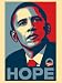 Barack Obama Campaign Poster ~ Hope By Shepard Fairey 16x20 on Art Grade Stock