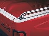 Putco Round Tube Locker Truck Bed Rails - Traditional Chromed Stainless Steel Toyota Tundra 2007 to 2008 ShortBed (6'6"bed)