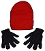 Beanie and Glove Set / One Acrylic Beanie and One Pair of Stretchy Black Magic Gloves