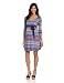 Three Seasons Maternity Women's Print V-Neck Dress