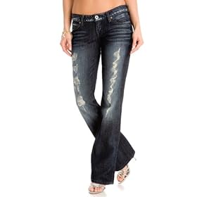 GUESS Foxy Flare Jeans - Mariposa Super Destro