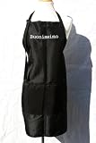 Black Embroidered Apron Buonissimo