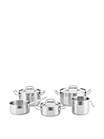 Quid Batería de cocina 5 Piezas Modelo Inox Basika