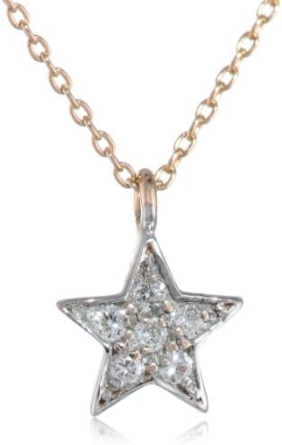 Kismet by Milka White Diamond Star Necklace, 16.9"