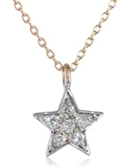 Kismet by Milka White Diamond Star Necklace, 16.9"
