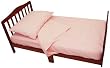 American Baby Company Percale 4 Piece Toddler Bed Set, Pink