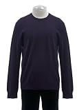 The Mens Store At Bloomingdales Deep Purple Cashmere Long Sleeve Crew Neck Sweater