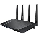 Asus Network RT-AC87U 90IG00W0-BA1G00 Wireless 600+1734Mbps AC2400 Dual-Band Router Retailbrrestrict