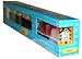 Trackmaster Road and Railway System - Thomas and Friends Motorized Road and Rail Battery Powered Tank Engine - Salty the Battered Old Diesel Engine with 2 Troublesome Trucks Loaded with Salt Packs