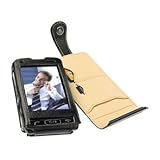 Krusell LG Dare VX9700 Leather Orbit Flex Case with Ratchet Swivel Clip - Black