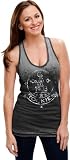 Colorado Rockies Black Women's Burnout Washed Jersey Racer Back Tank Top