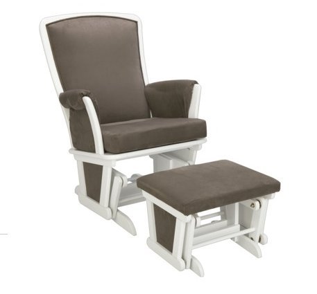 upholstered glider and ottoman set