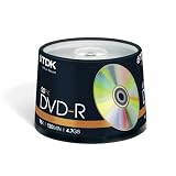 DVD-R TDK 4.7Go 16x,Tour de 50ppar TDK