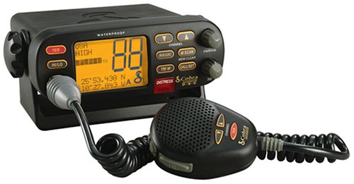 Cobra MR F75B Dual-Power VHF Marine Tri-Watch Transceiver
